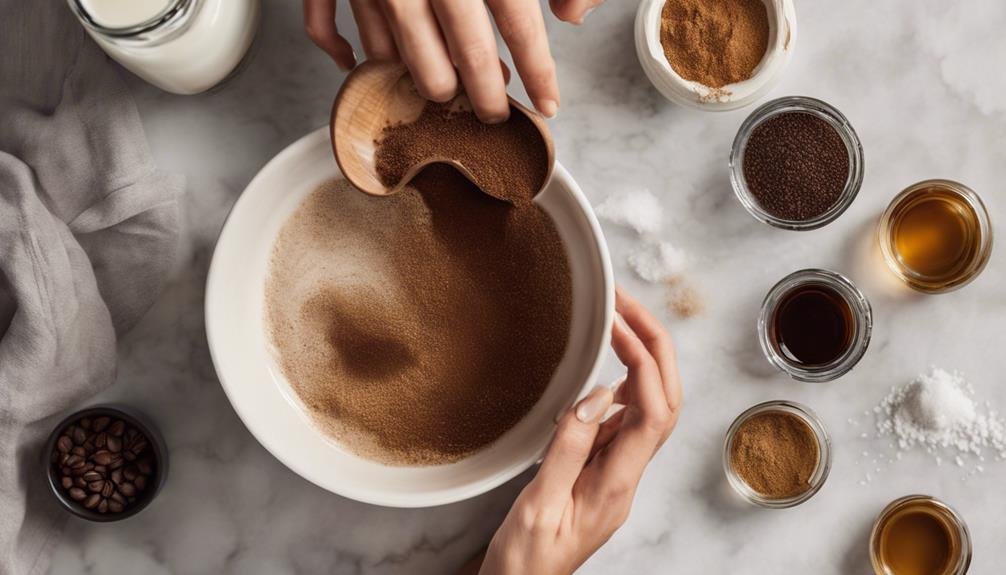 invigorating coffee grounds exfoliate